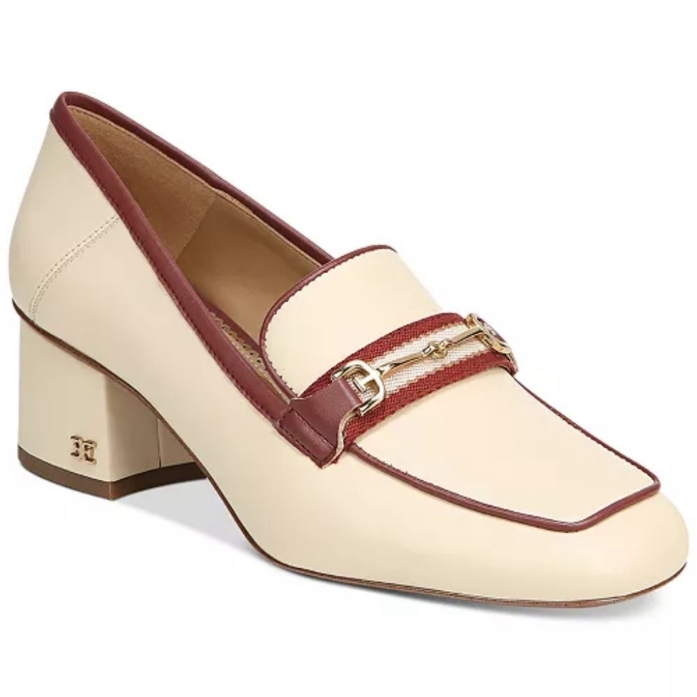 Sam Edelman Cream and Brown Loafers- NWT w/ box